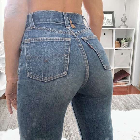 Levi's Denim - Vintage Levi’s High Waisted Denim Cropped Jeans